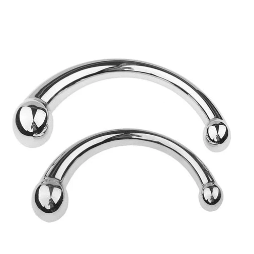 Double 5858 Hook Stainless Steel Ended Anal Elegant 0702